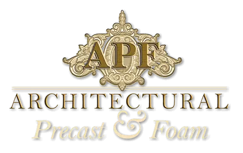 Gold and Cream Architectural Precast & Foam Logo